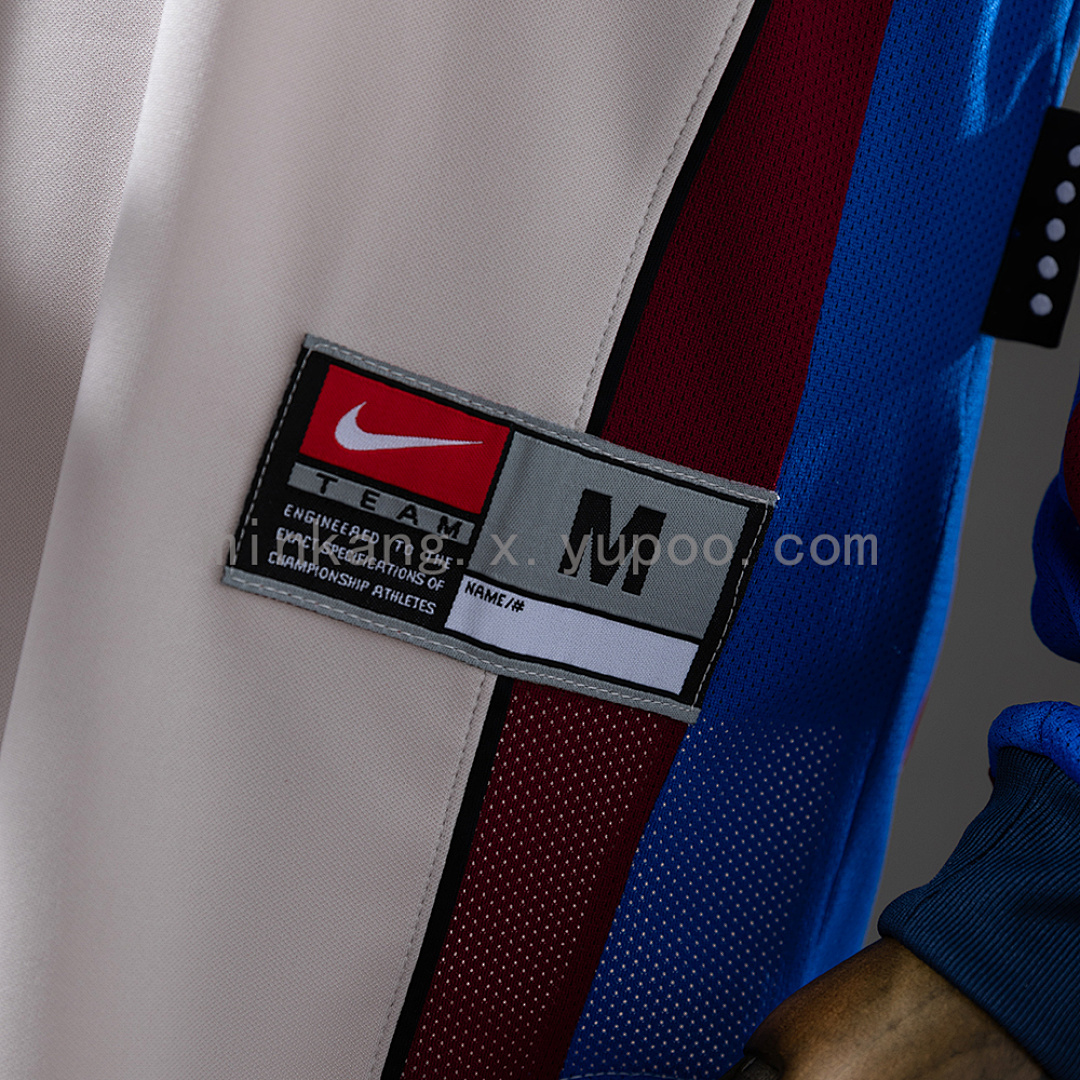 Barcelona 98/99 Away Long Sleeve Retro Jersey S-XXL 7