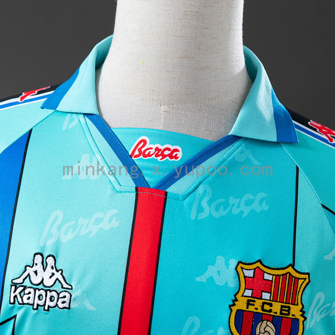Barcelona 95/97 Away Long Sleeve Retro Jersey S-XXL 4