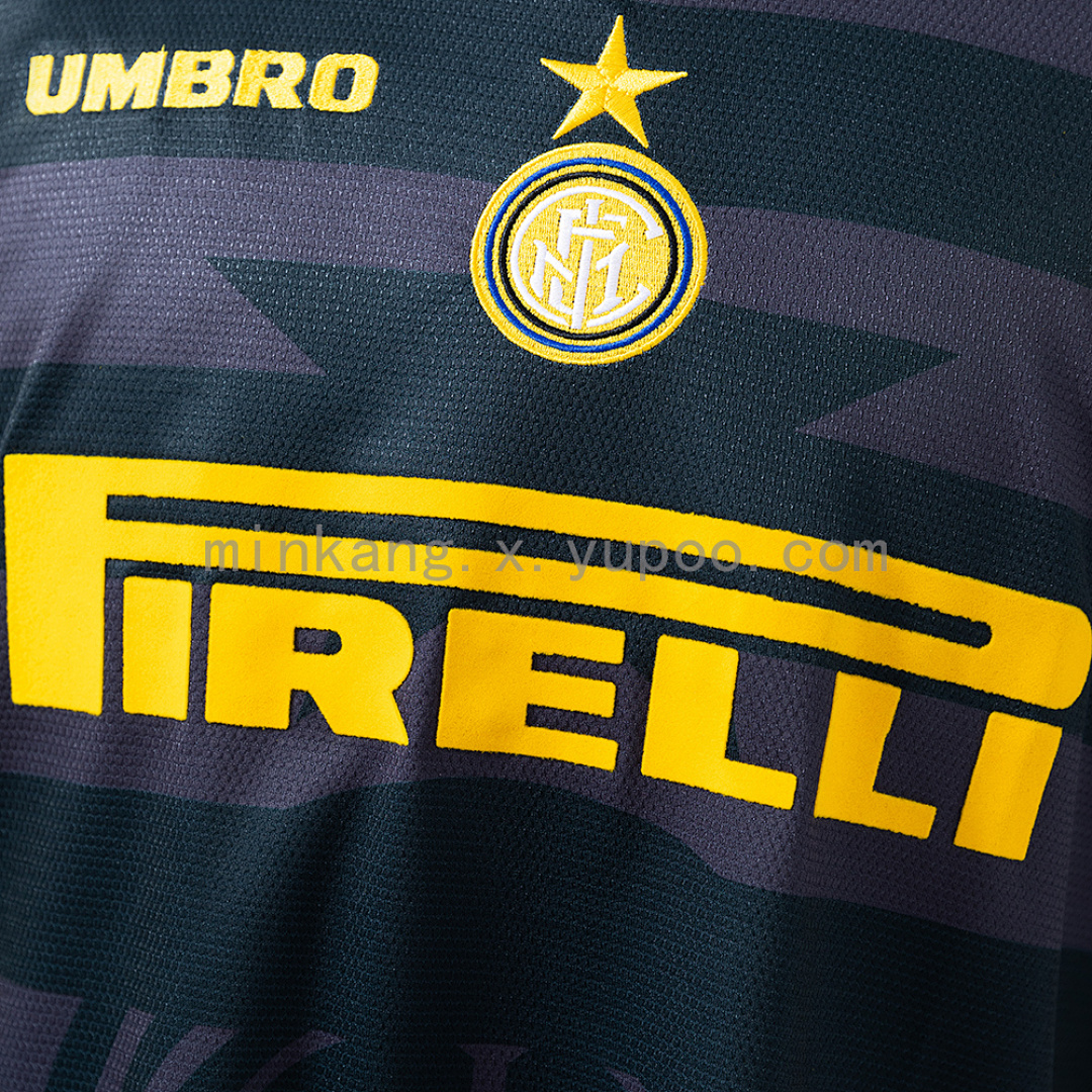 Inter Milan 97/98 Third Away Long Sleeve Retro Jersey S-XXL 5