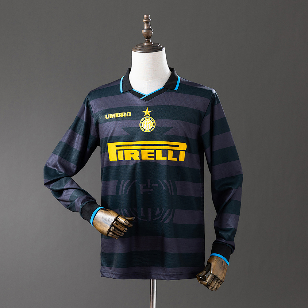 Inter Milan 97/98 Third Away Long Sleeve Retro Jersey S-XXL 8