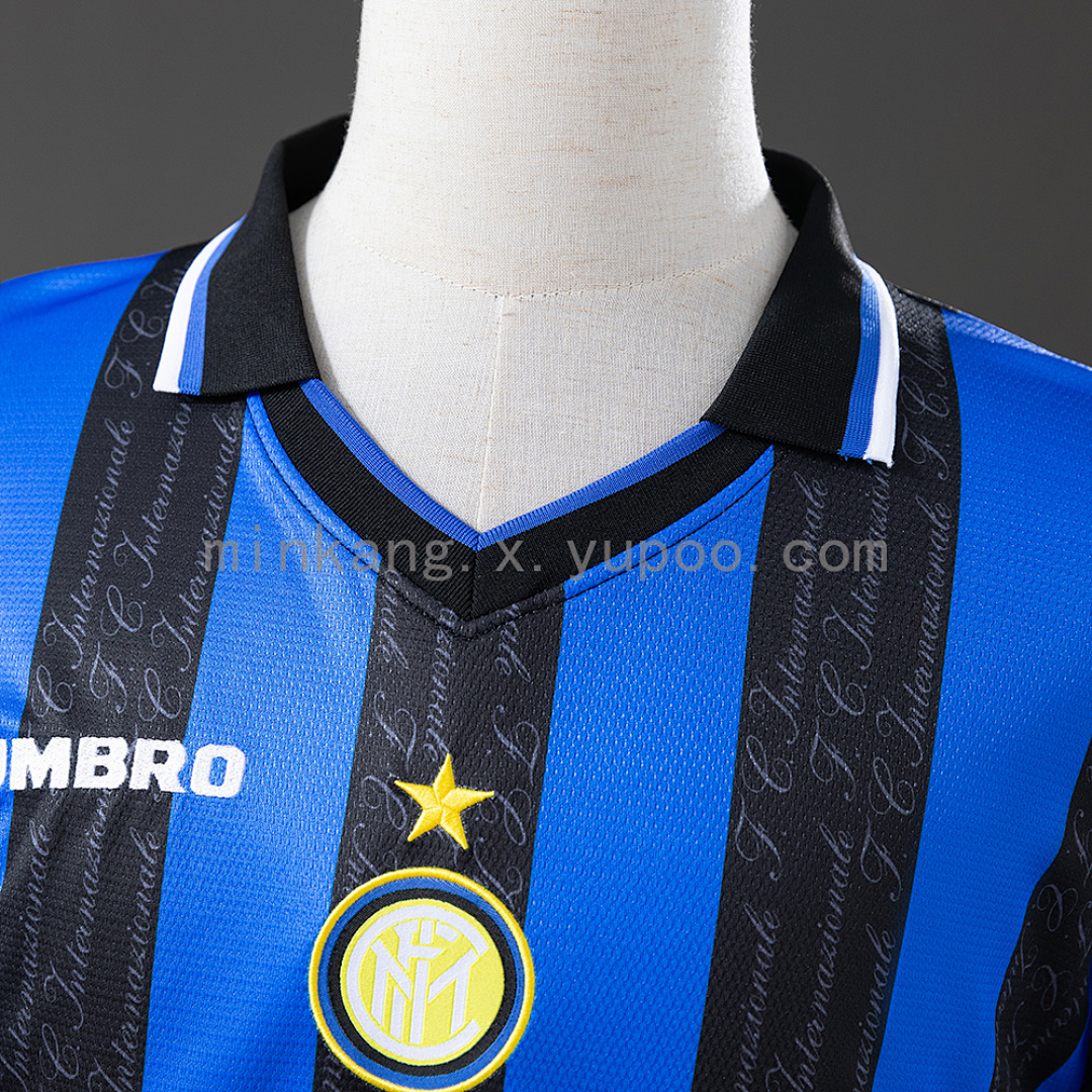 Inter Milan 97/98 Home Long Sleeve Retro Jersey S-XXL 4
