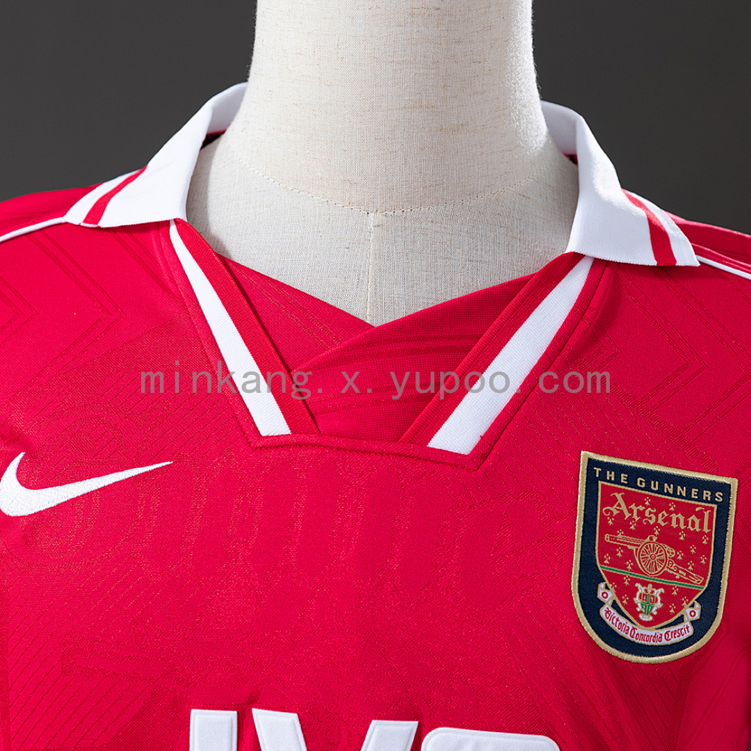 Arsenal 96/97 Home Long Sleeve Retro Jersey S-XXL 7