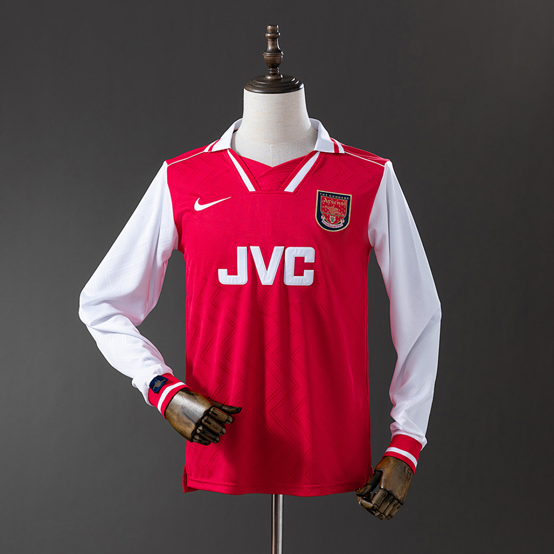 Arsenal 96/97 Home Long Sleeve Retro Jersey S-XXL 9