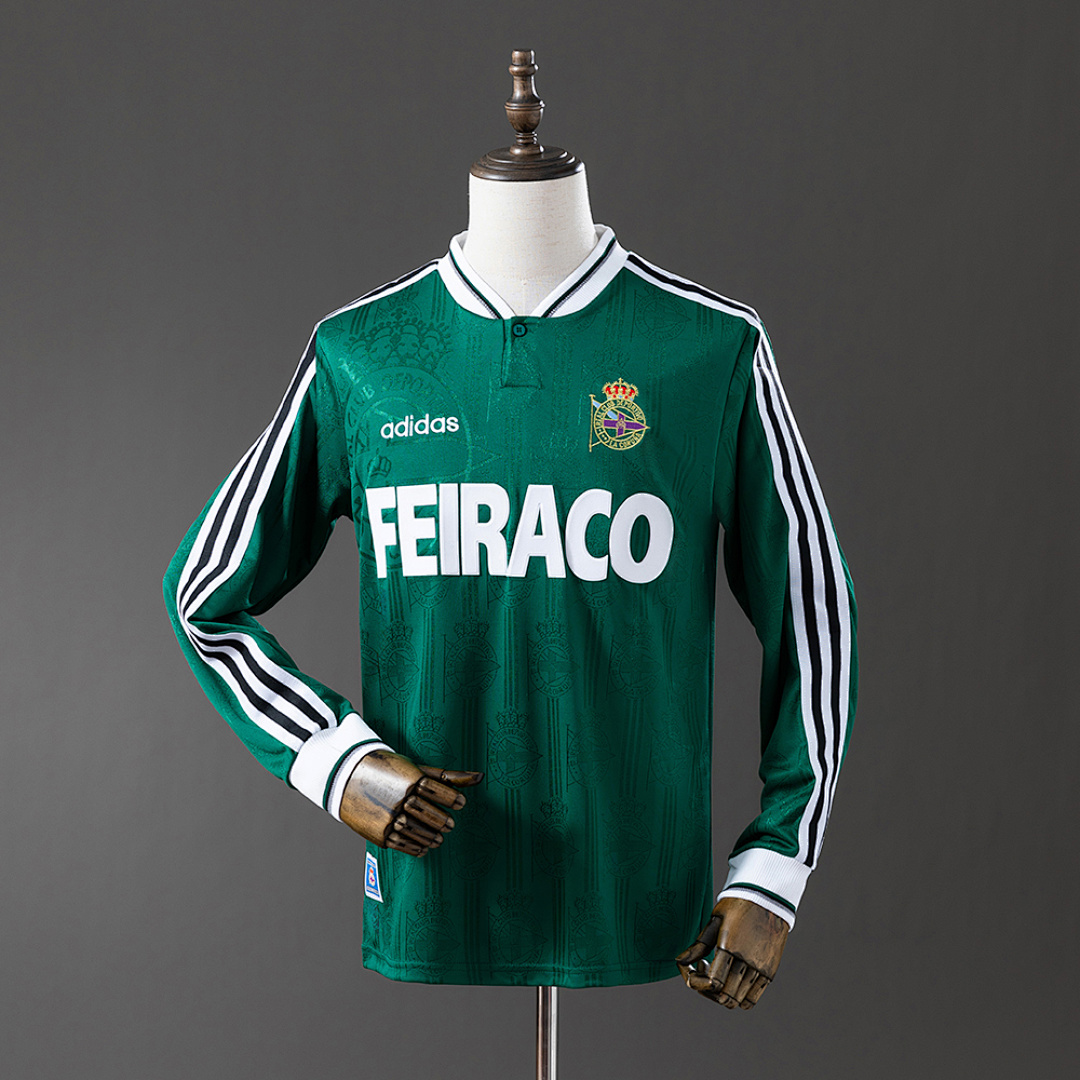 Deportivo La Coruna 99/00 Away Long Sleeve Retro Jersey S-XXL 8