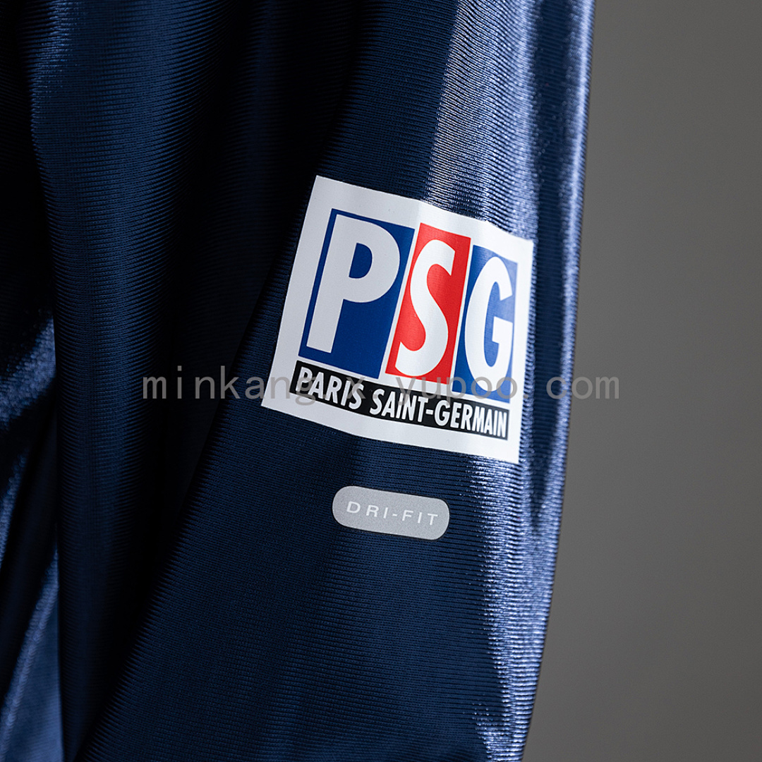 PSG 01/02 Home Long Sleeve Retro Jersey S-XXL 3