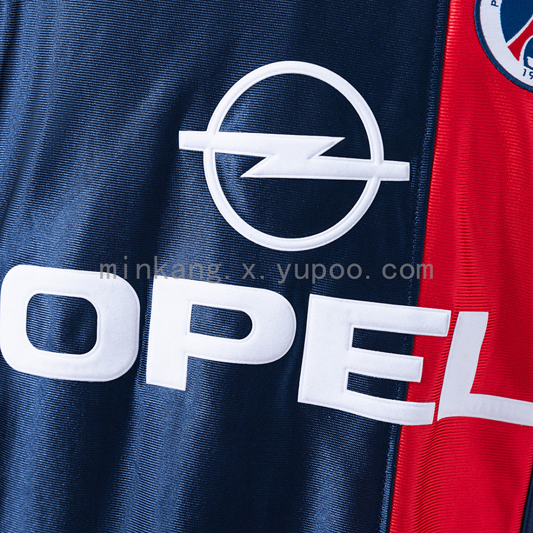 PSG 01/02 Home Long Sleeve Retro Jersey S-XXL 6
