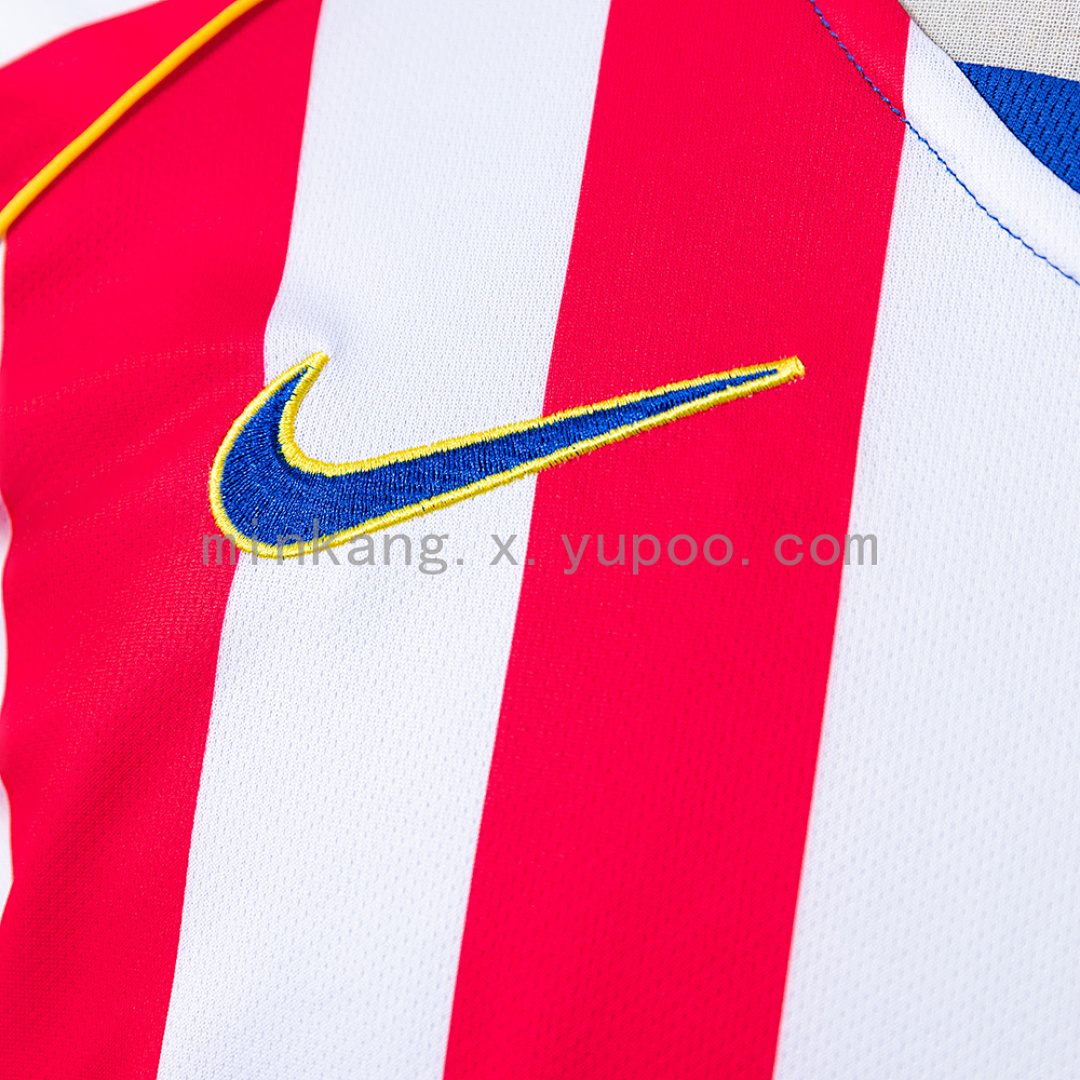 Atletico Madrid 04/05 Home Long Sleeve Retro Jersey S-XXL 3