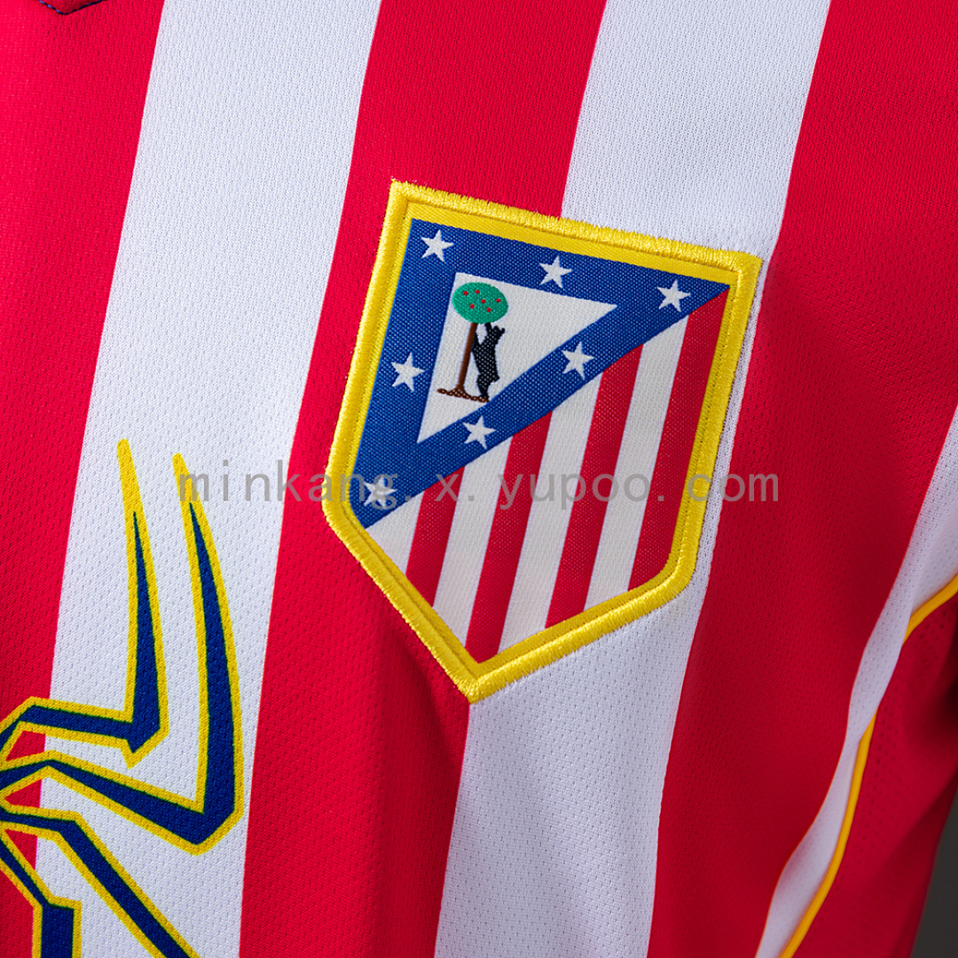 Atletico Madrid 04/05 Home Long Sleeve Retro Jersey S-XXL 4