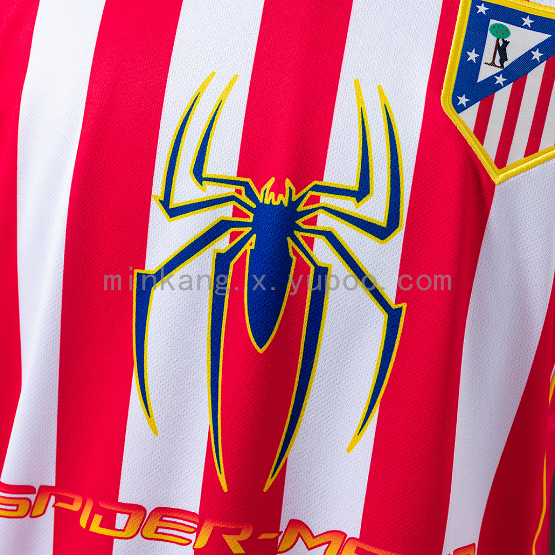 Atletico Madrid 04/05 Home Long Sleeve Retro Jersey S-XXL 5