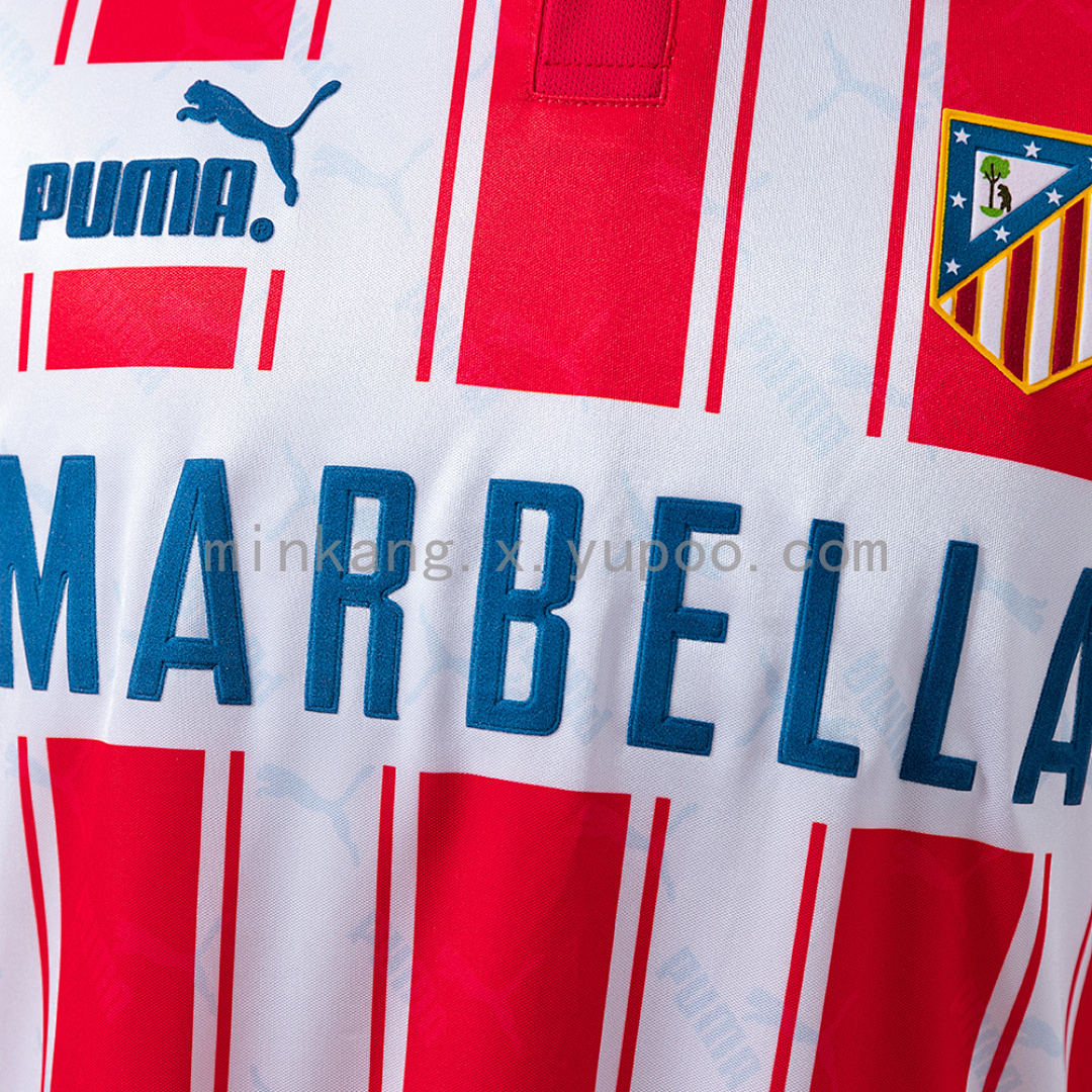 Atletico Madrid 94/95 Home Long Sleeve Retro Jersey S-XXL 5