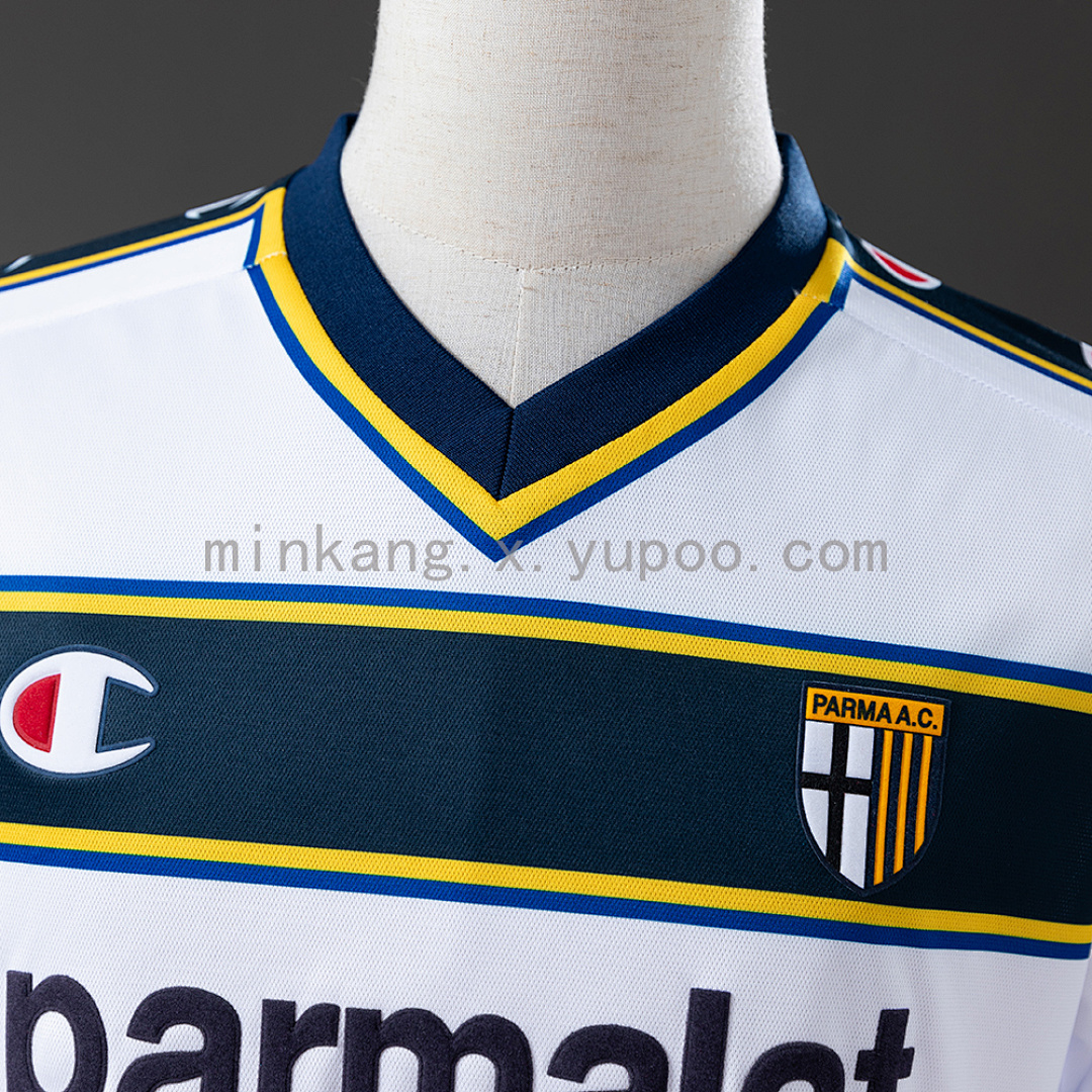 Parma Calcio 02/03 Away Long Sleeve Retro Jersey S-XXL 6