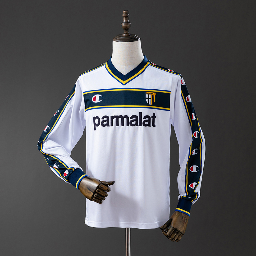Parma Calcio 02/03 Away Long Sleeve Retro Jersey S-XXL 8