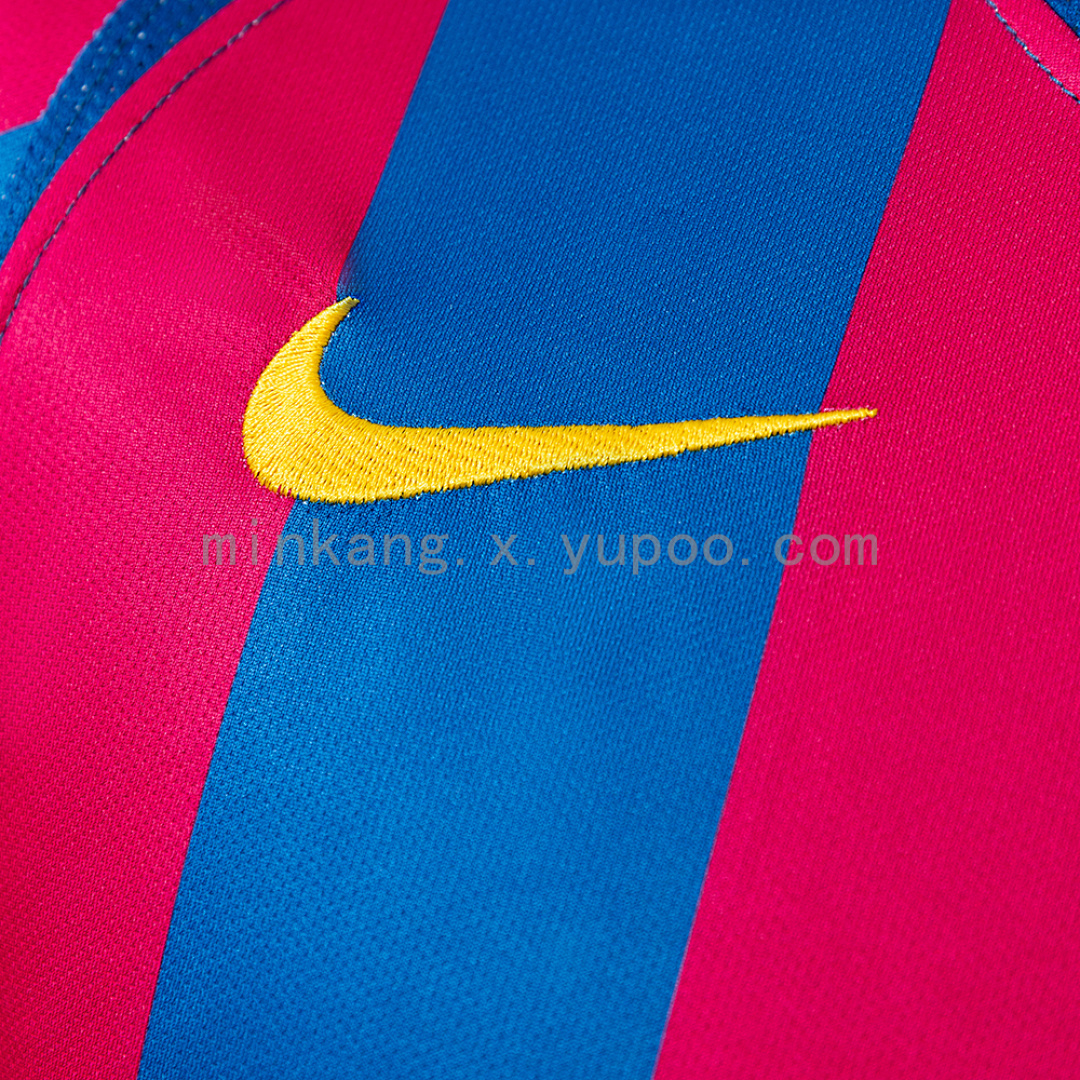 Barcelona 2005/06 Home Long Sleeve Retro Jersey S-XXL 3