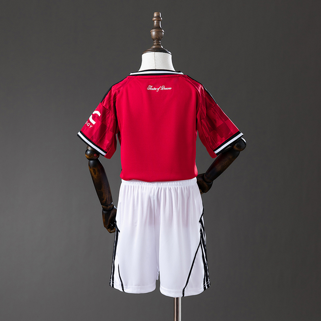 M-U 25/26 Home kids kit Jersey SIZE16-28 3