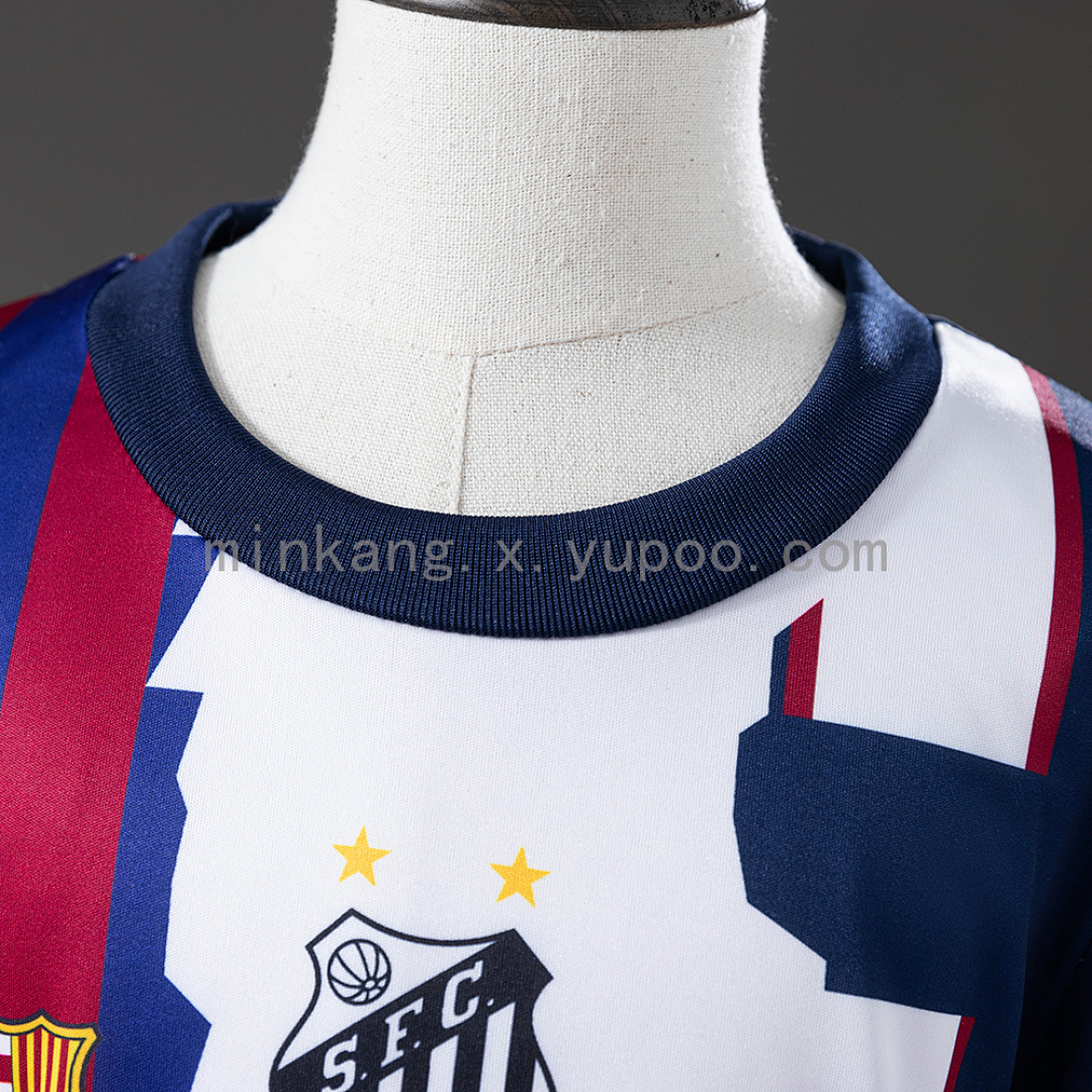 Neymar jr 25/26 Commemorative kids kit Jersey SIZE 16-28 9