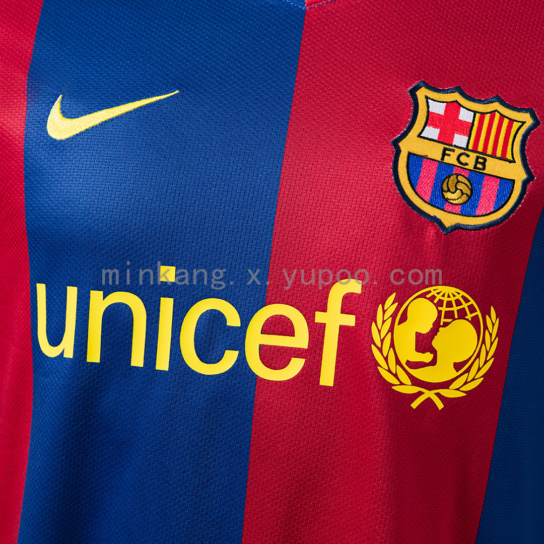 Barcelona 06/07 Player Version Retro Home Jersey S-3XL 5