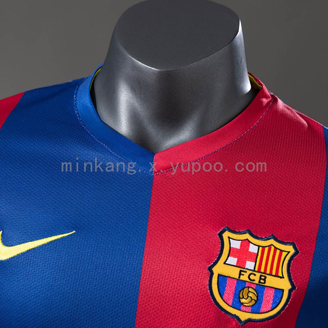 Barcelona 06/07 Player Version Retro Home Jersey S-3XL 6