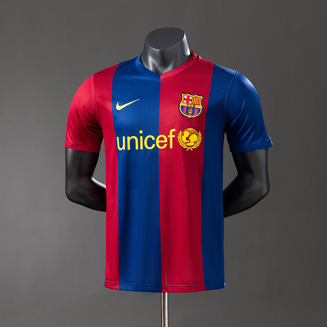 Barcelona 06/07 Player Version Retro Home Jersey S-3XL 8