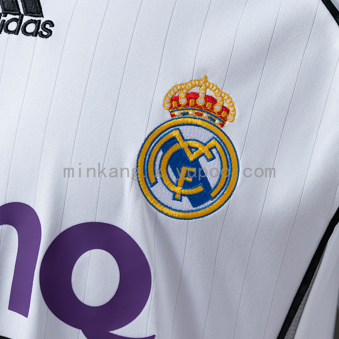 Real Madrid 06/07 Player Version Retro Home Jersey S-3XL 6
