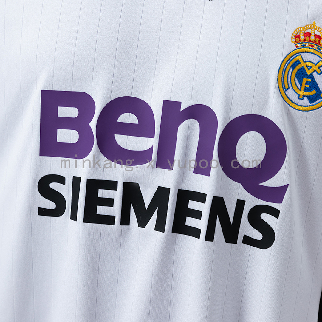 Real Madrid 06/07 Player Version Retro Home Jersey S-3XL 5