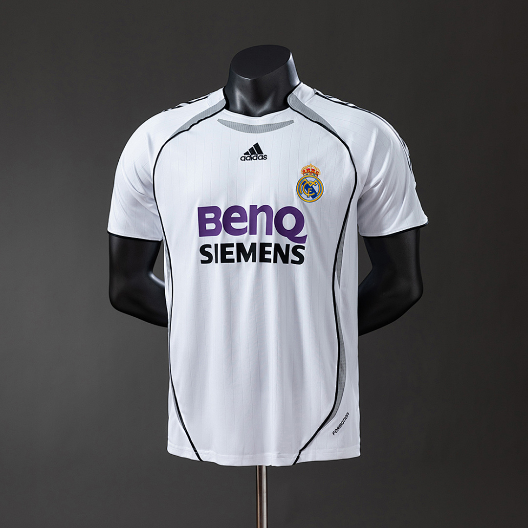 Real Madrid 06/07 Player Version Retro Home Jersey S-3XL 2
