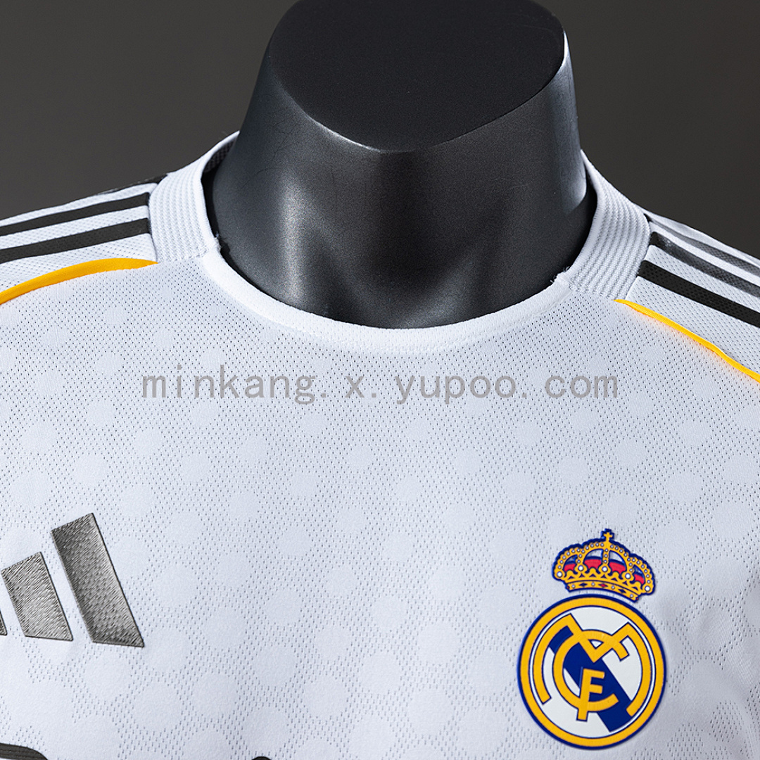 Real Madrid 25/26 Home Long Sleeve Player Version Jersey S-3XL 7