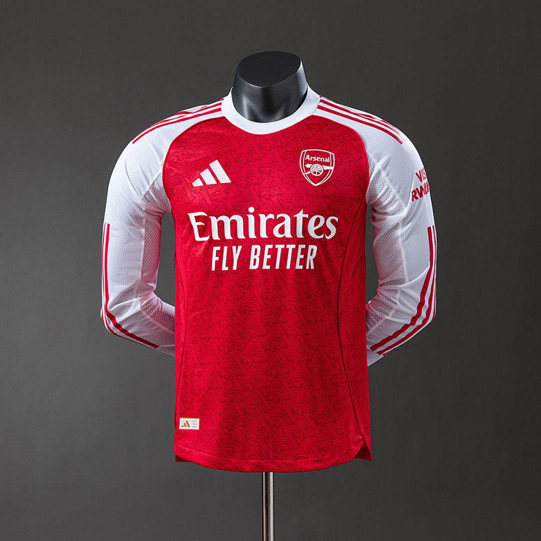 Arsenal 25/26 Home Long Sleeve Player Version Jersey S-3XL 2