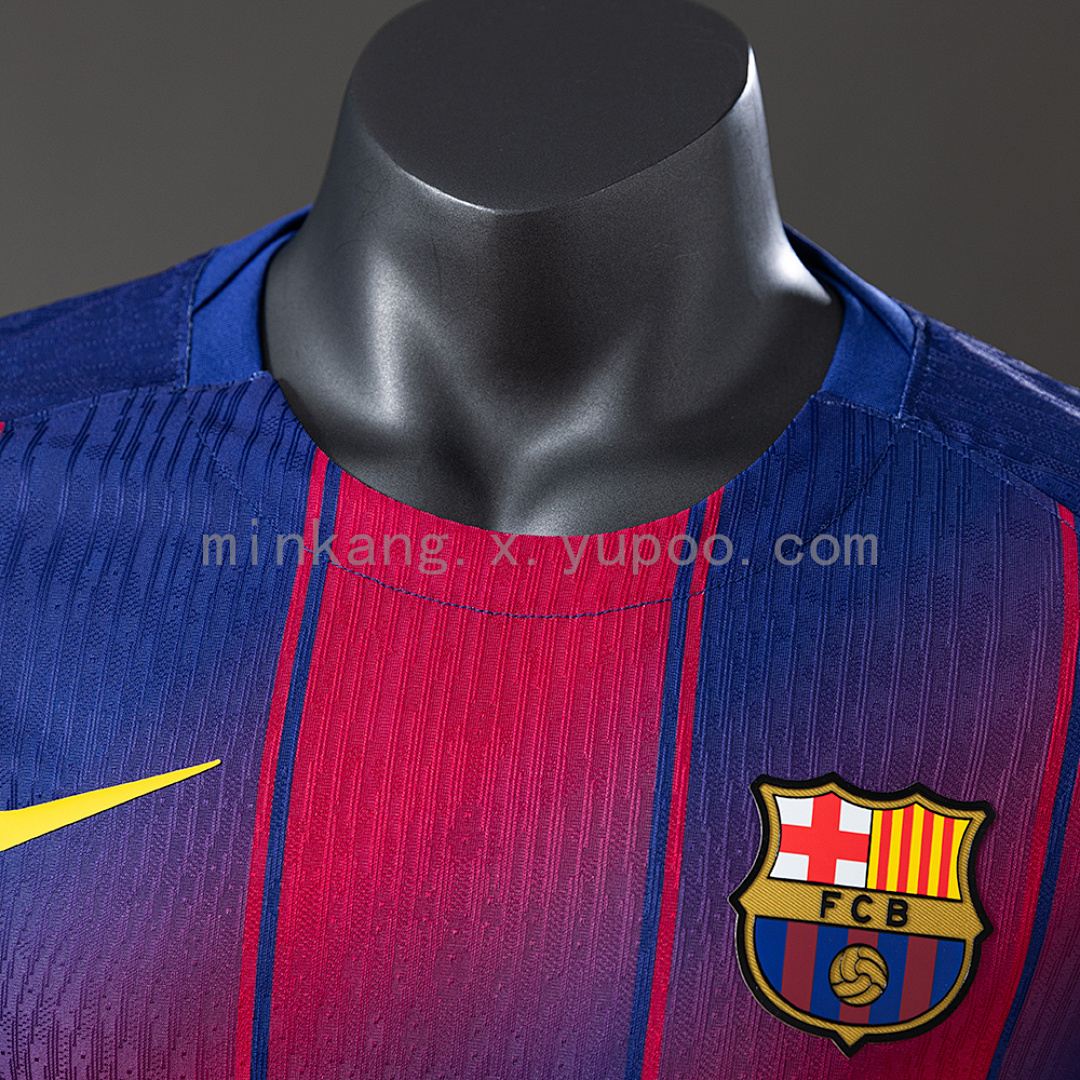 Barcelona 25/26 Home Long Sleeve Player Version Jersey S-3XL 7
