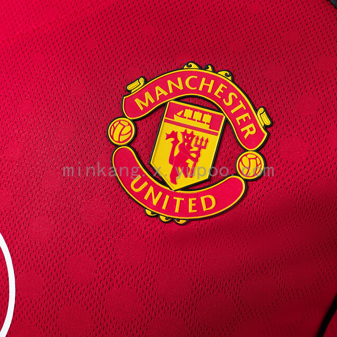 M-U 25/26 Home Long Sleeve Player Version Jersey S-3XL 5
