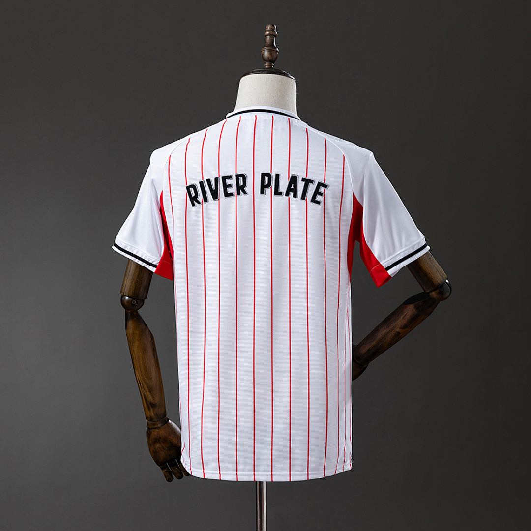 River Plate 25/26 US Pack Full-Button Baseball Jersey White S-XXL 8