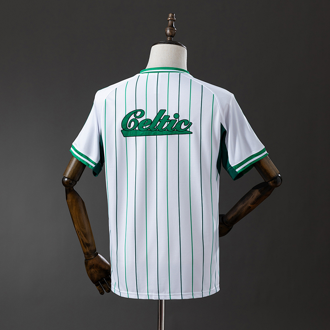 Celtic 25/26 US Pack Full-Button Baseball Jersey White S-XXL 3