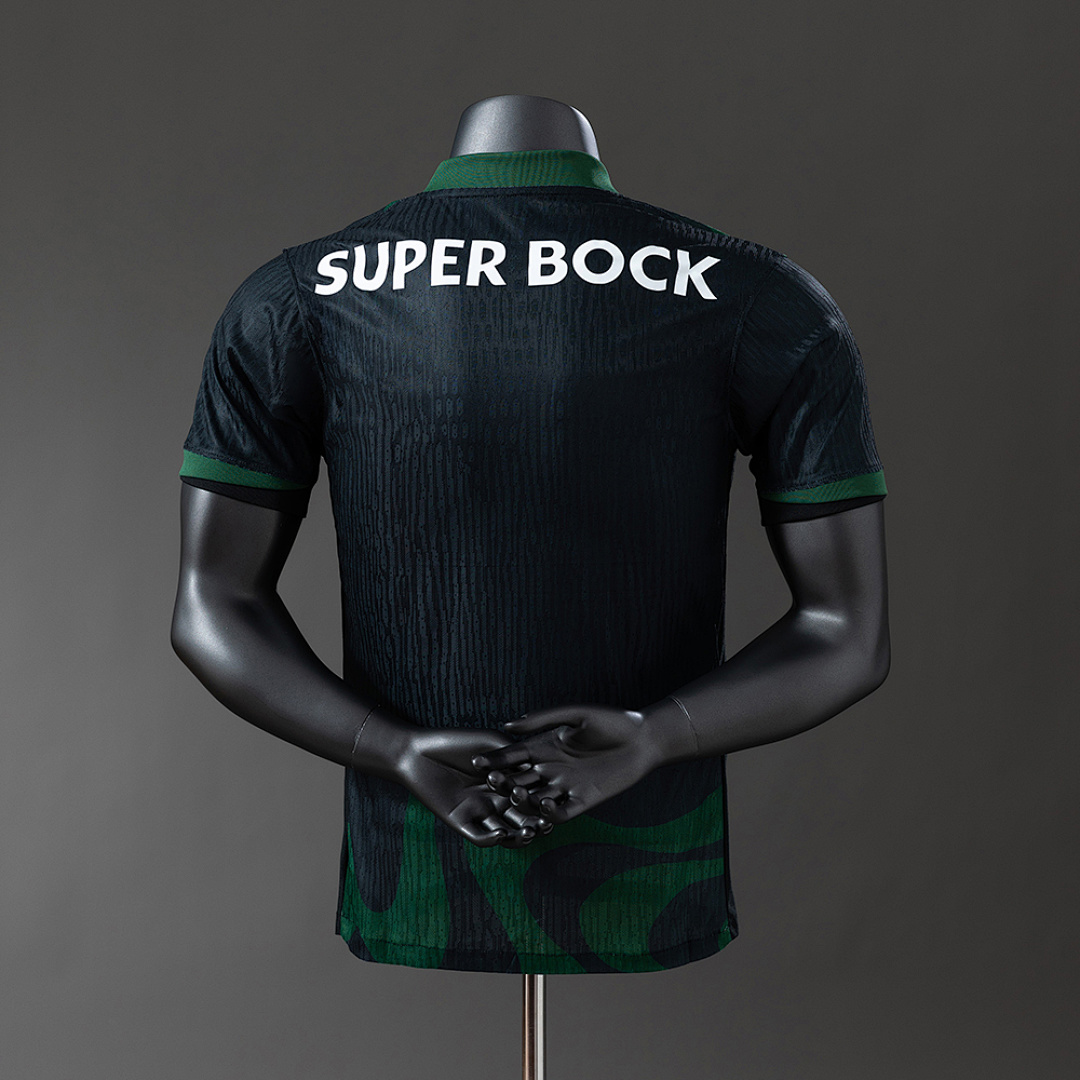 Sporting Lisbon 25/26 Player Version Alternative Jersey Black 7