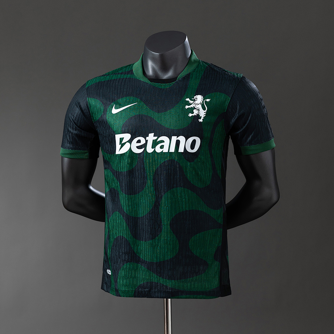 Sporting Lisbon 25/26 Player Version Alternative Jersey Black 8