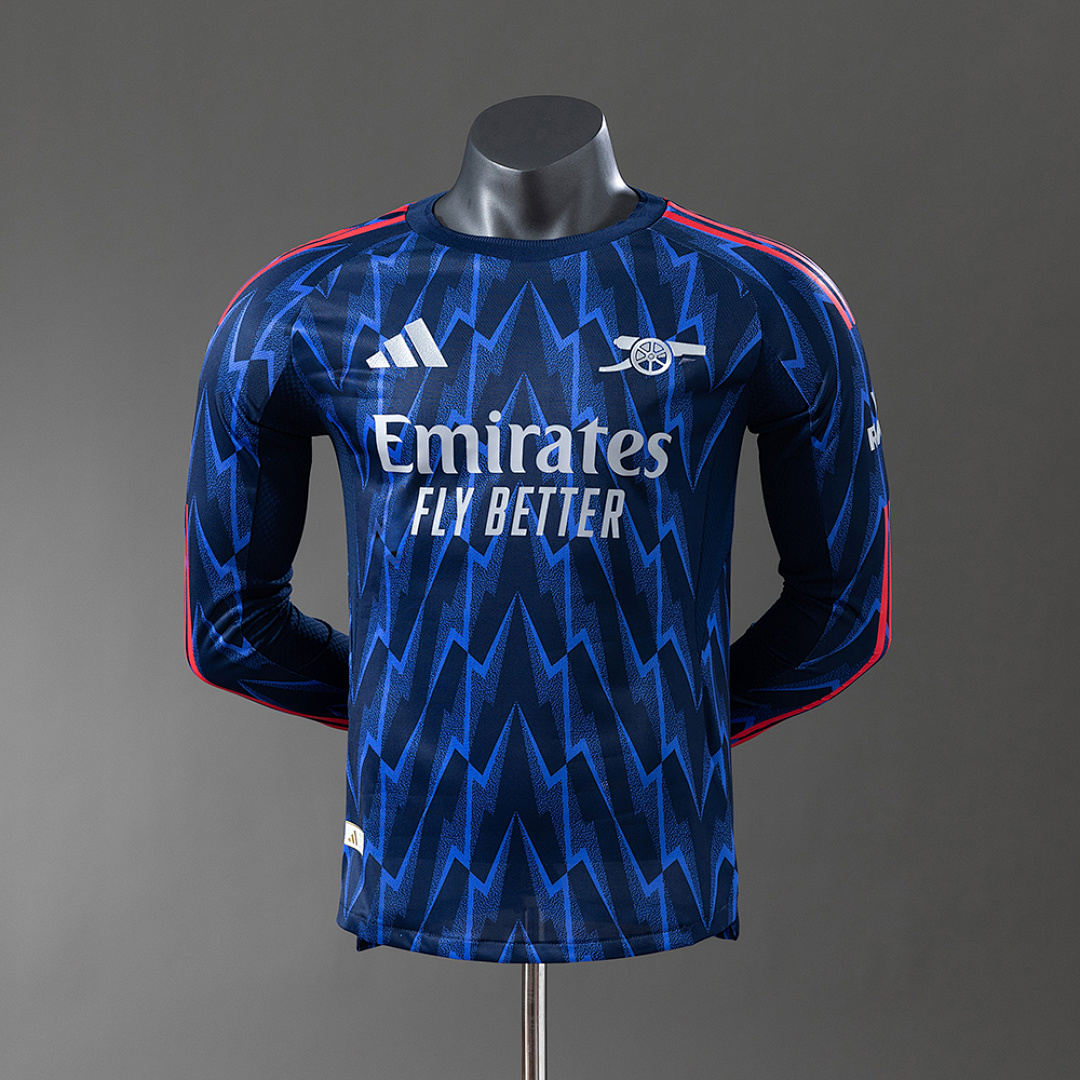 Arsenal 25/26 Away Player Version Long Sleeve Jersey S-3XL 9
