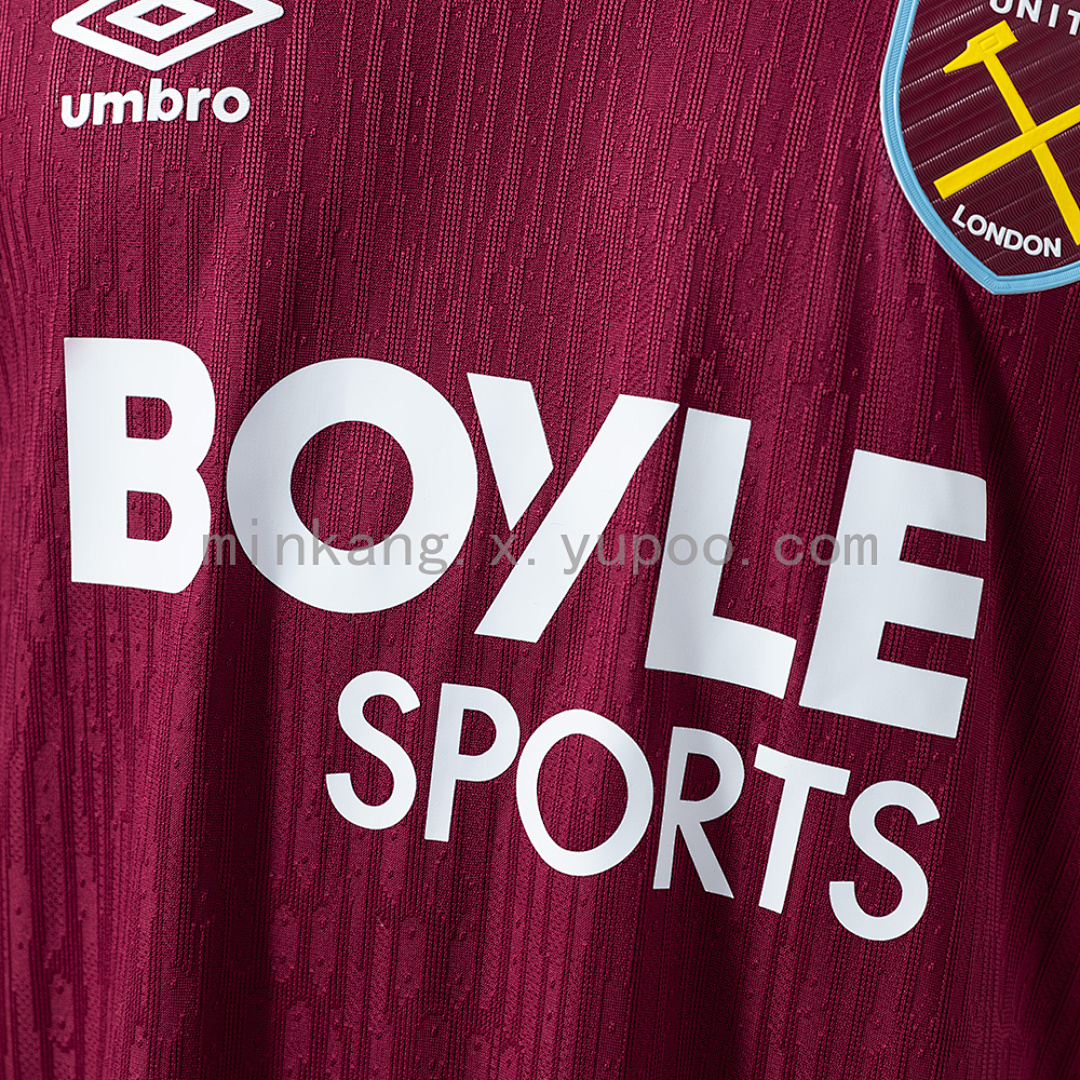 West Ham United 25/26 Player Version Home Jersey S-XXL 6