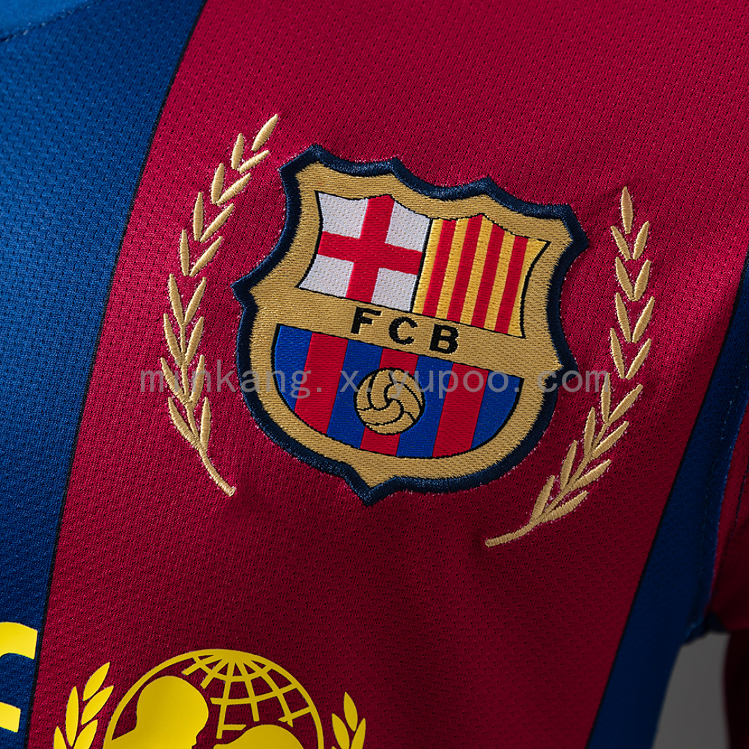 Barcelona 07/08 Player Version Retro Home Jersey S-3XL 4