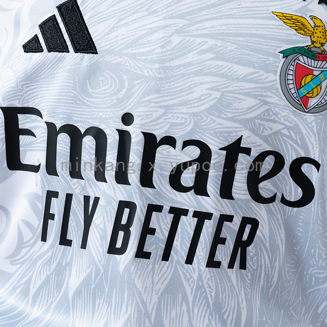Benfica 25/26 Kids Kit White Training Jersey Size：16-28 8