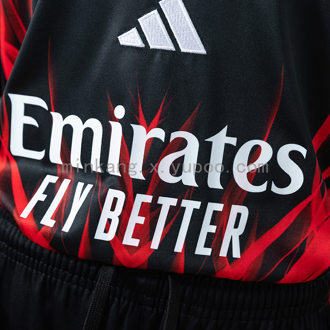 Benfica 25/26 Kids Kit Black Training Jersey Size：16-28 6