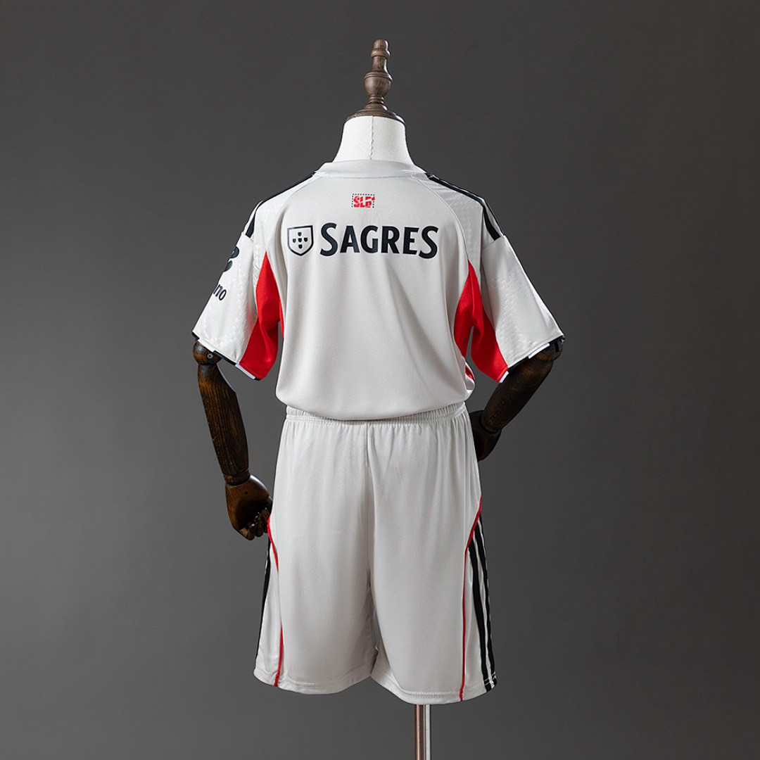 Benfica 25/26 Kids Kit Away Jersey Size：16-28 12