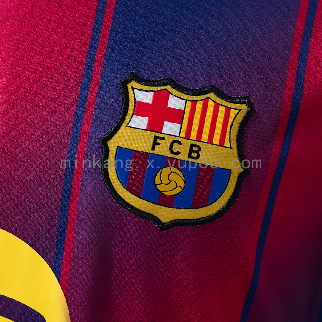 Barcelona 25/26 Home Long Sleeve Jersey S-4XL 6