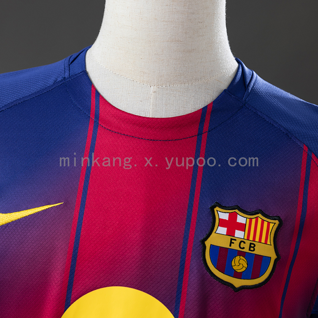 Barcelona 25/26 Home Long Sleeve Jersey S-4XL 4