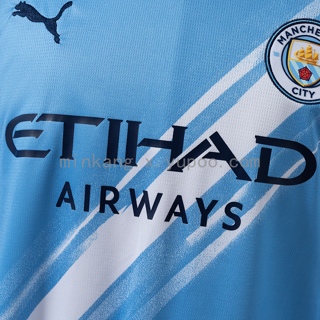 Manchester City 25/26 Home Long Sleeve Jersey S-4XL 6