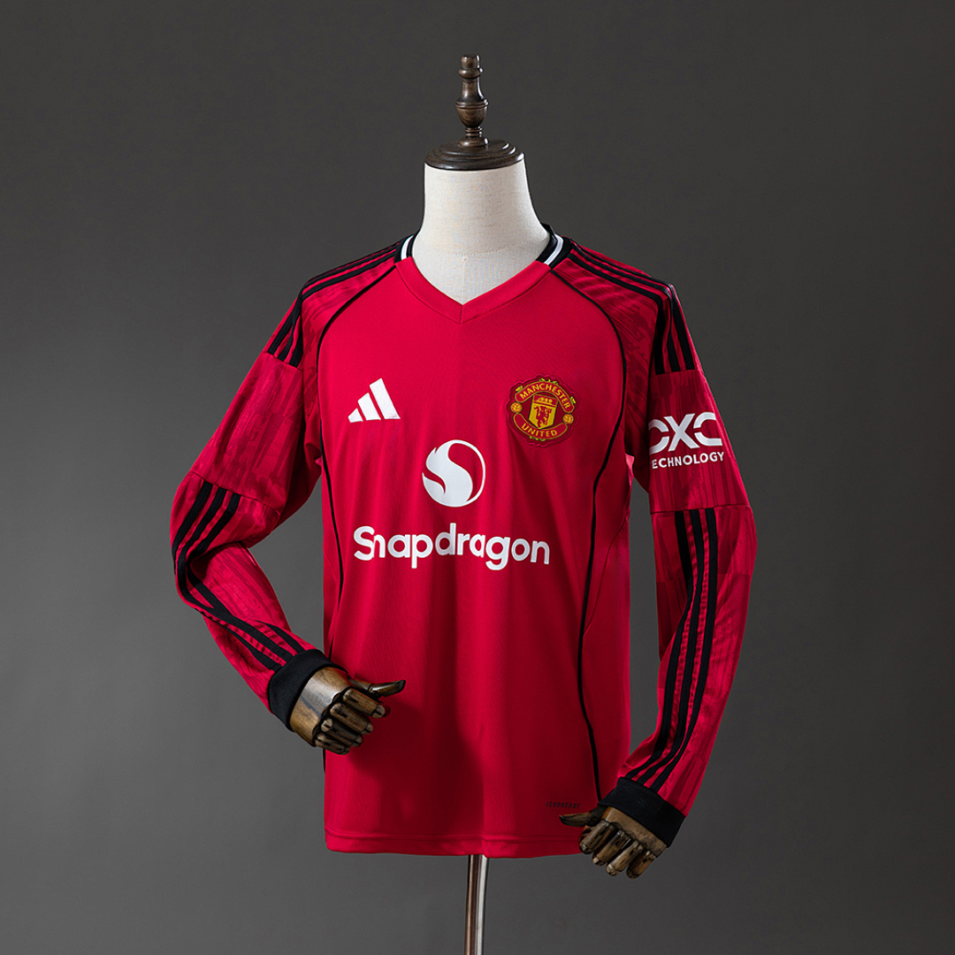 M-U 25/26 Home Long Sleeve Jersey S-4XL 9
