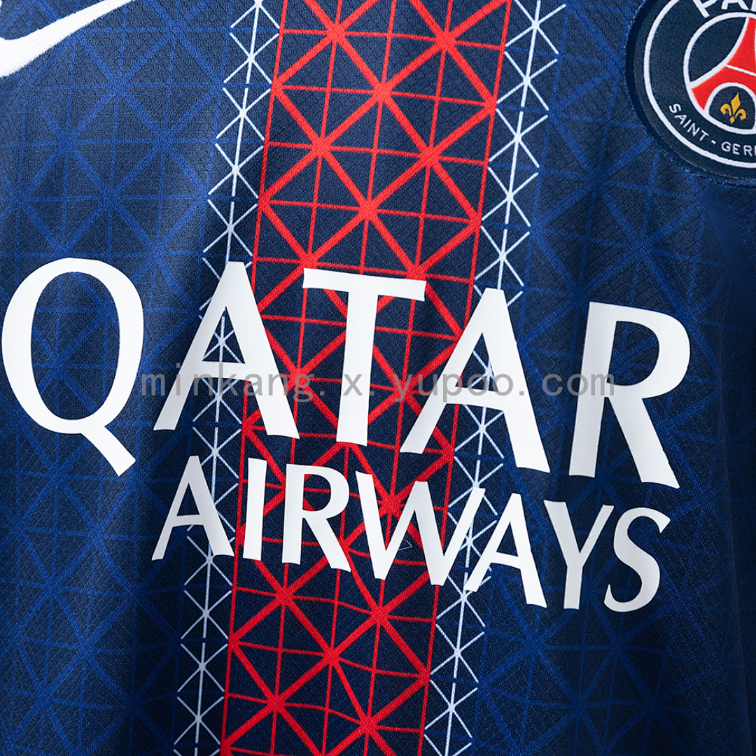 PSG 25/26 Home Long Sleeve Jersey S-4XL 6