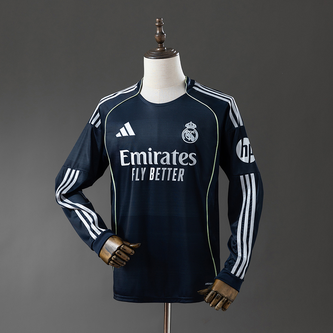 Real Madrid 25/26 Away Long Sleeve Jersey S-4XL 9