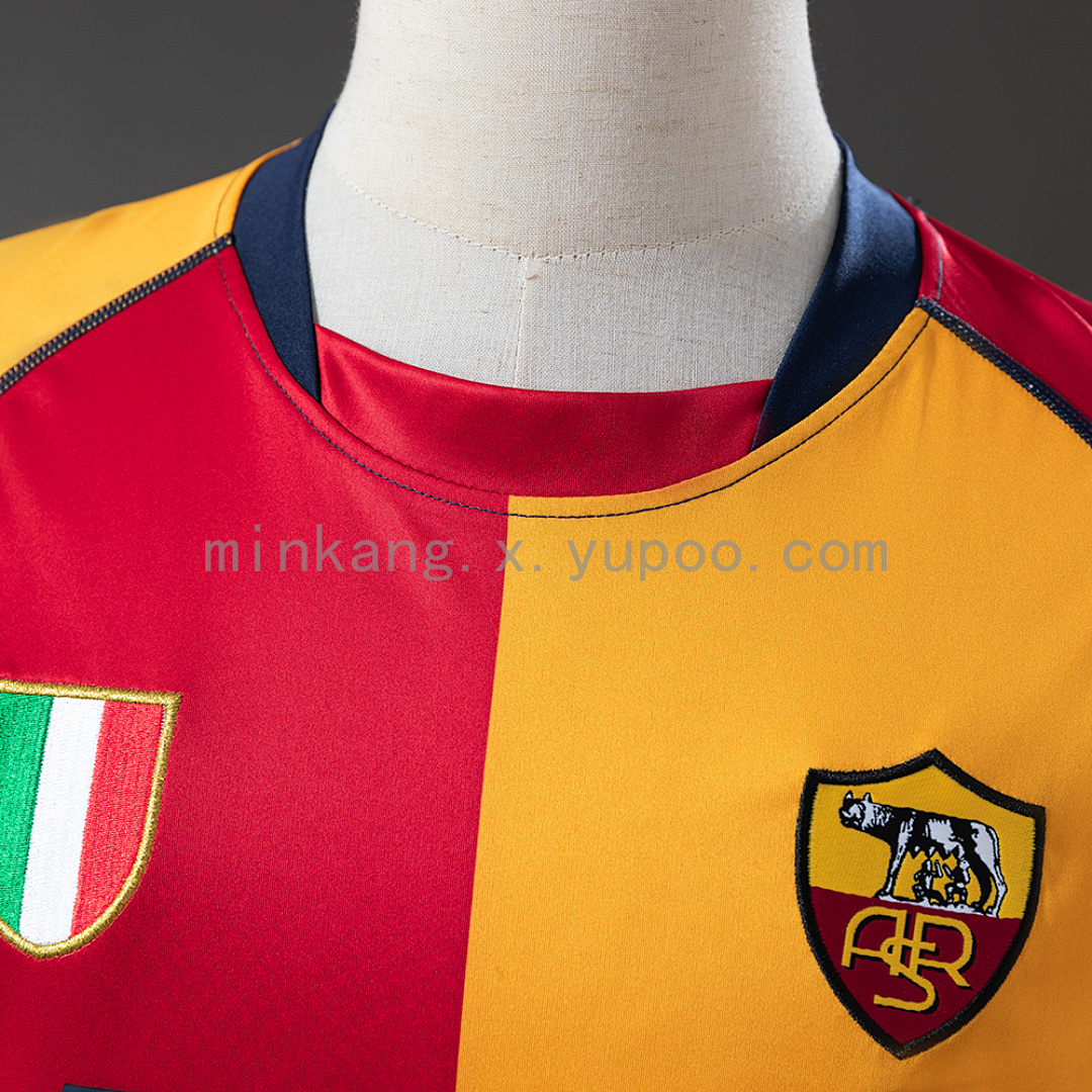 Roma 01/02 Champion Edition Retro Jersey S-XXL 7