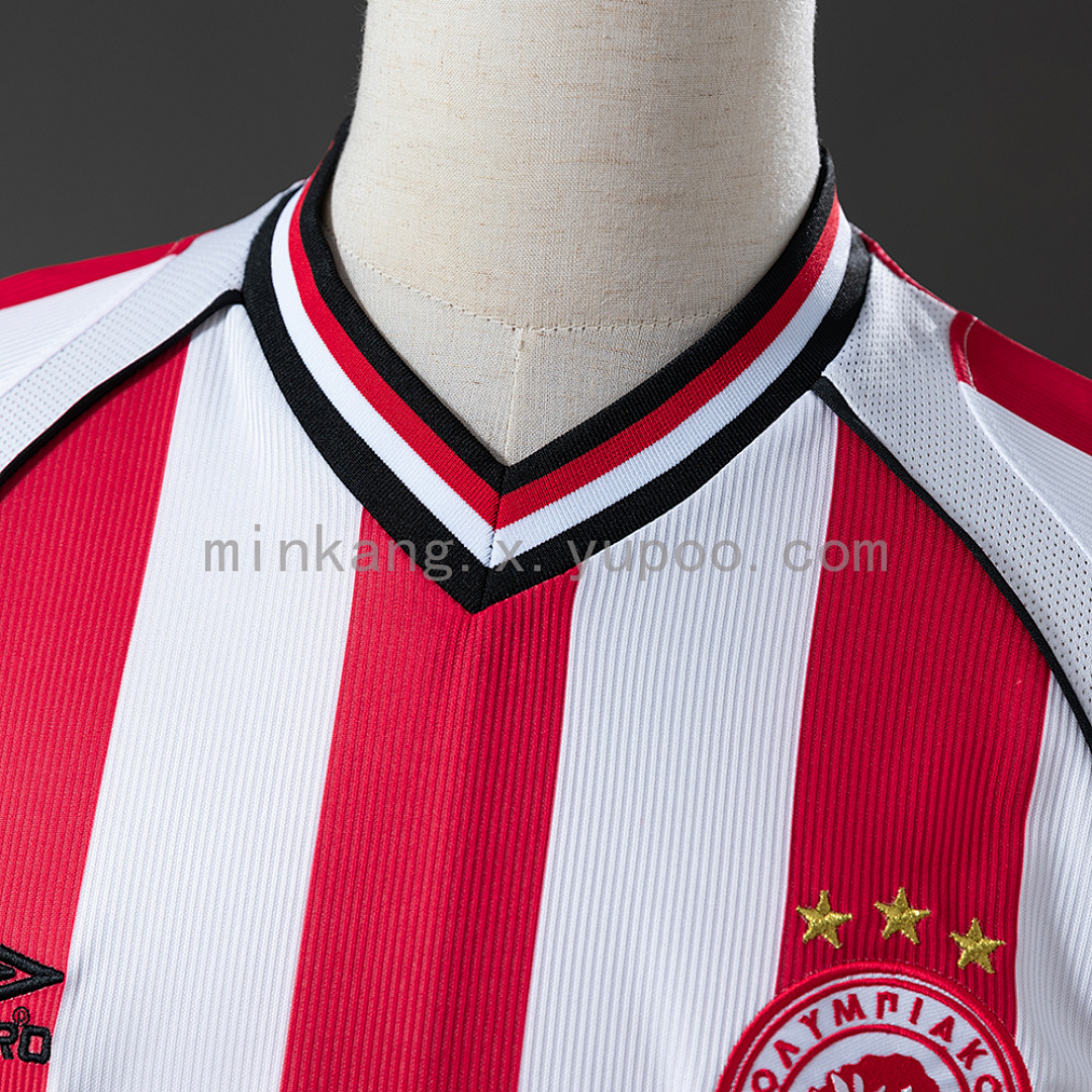 Olympiacos 01/02 Home Retro Jersey S-XXL 8
