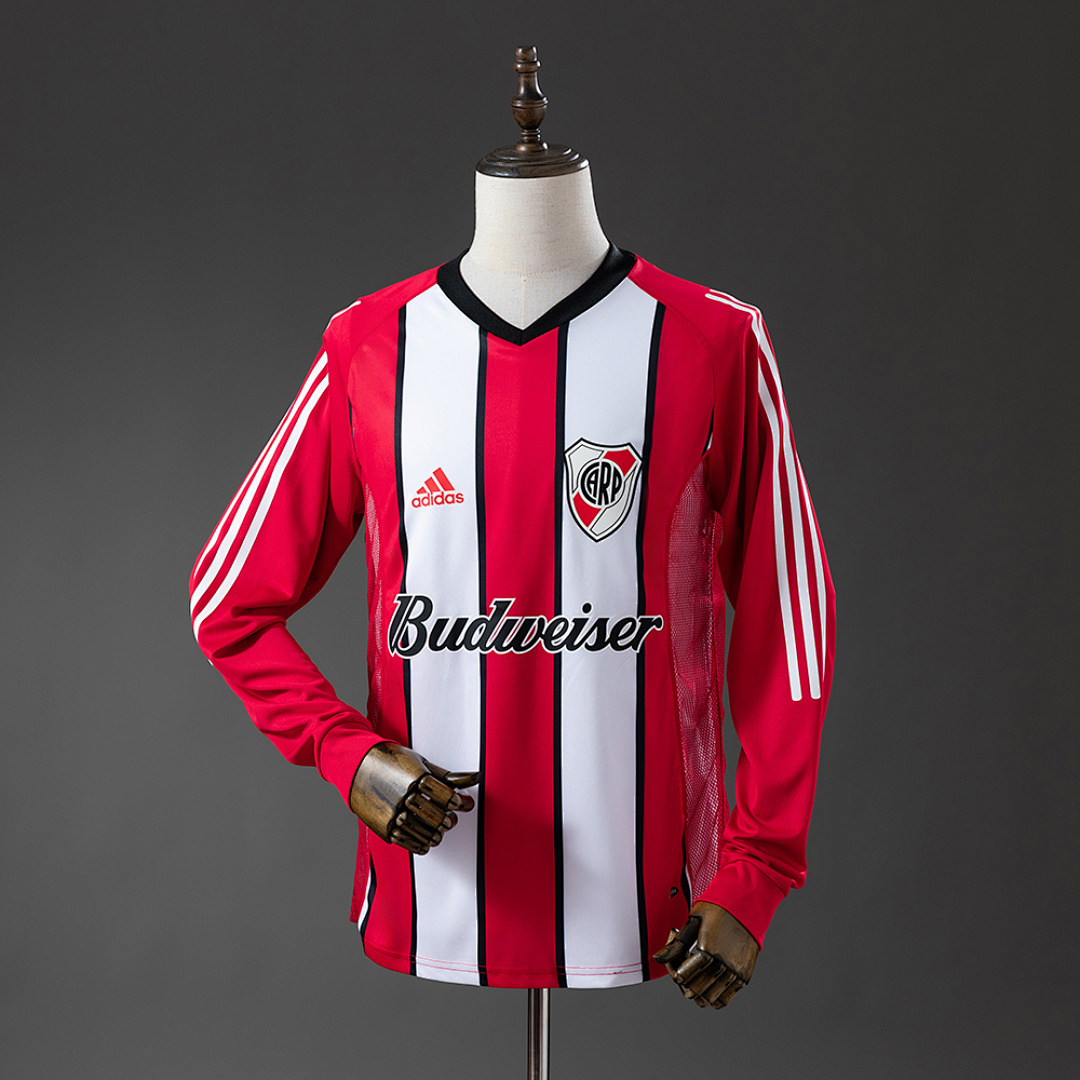 River Plate 03/04 Away Long Sleeve Retro Jersey S-XXL 10