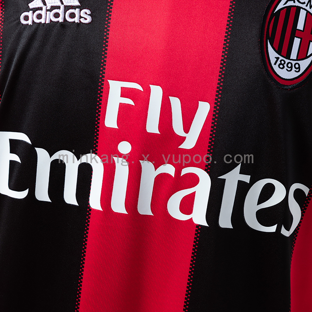 AC Milan 10/11 Home Long Sleeve Retro Jersey S-XXL 5