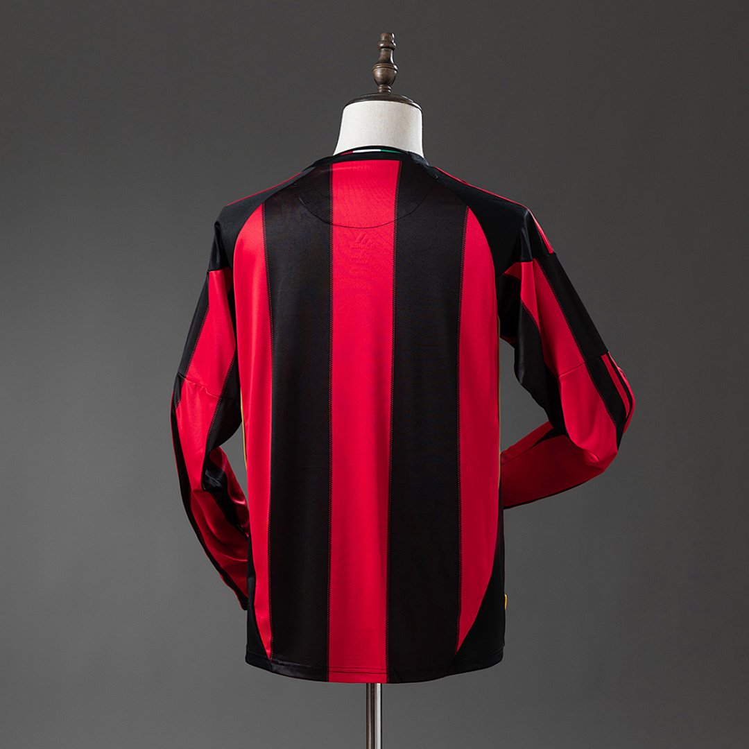 AC Milan 10/11 Home Long Sleeve Retro Jersey S-XXL 3